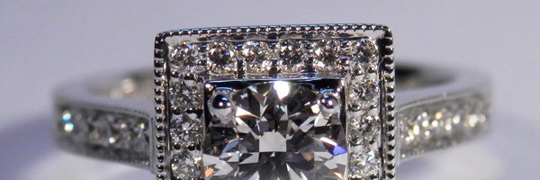 Square Halo Ring