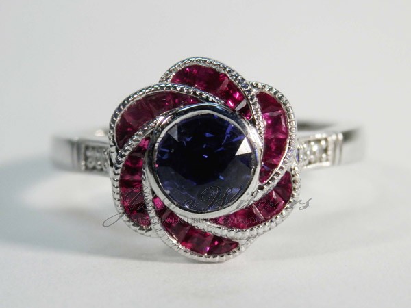 0.5Ct. Blue Round Sapphire