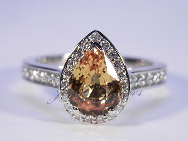 1.50Ct. Pear Yellow Ring 1.50Ct. Pear Yellow Ring