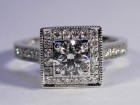 Square Halo Ring