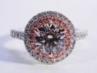 1.18 Ct. Pink Round Ring