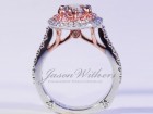 1.18 Ct. Pink Round Ring - Photo #2