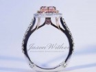 0.70 Ct. Pink Round Ring - Photo #2